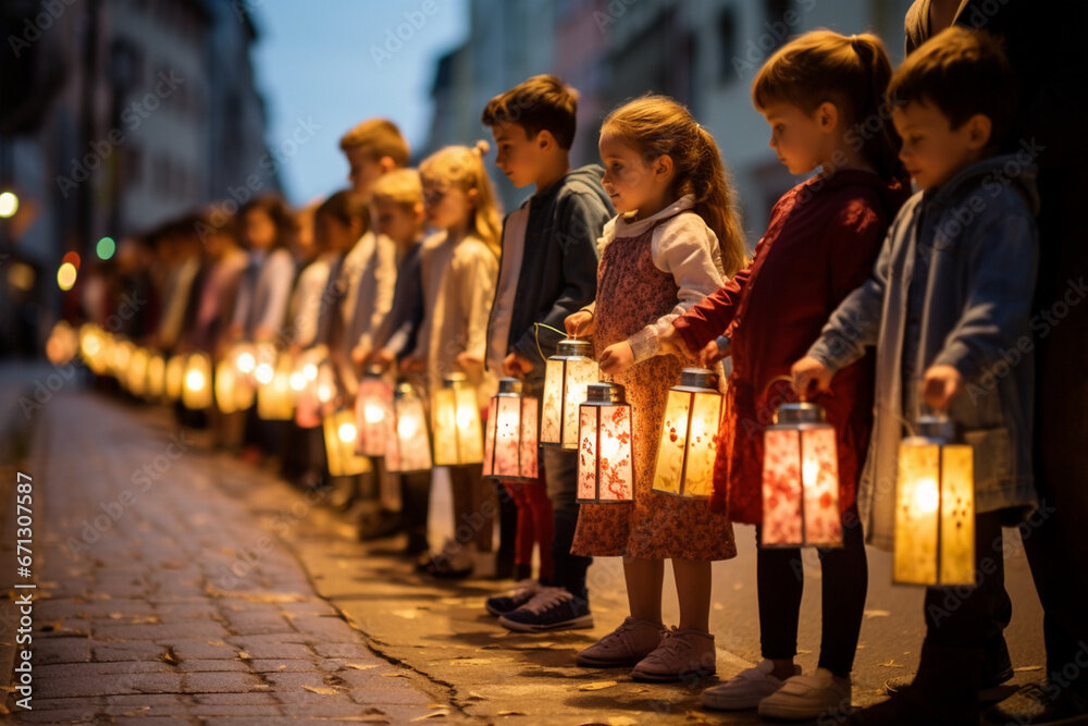 Óvodások lámpásolása és zenés-énekes-táncos műsora